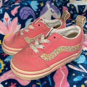 Pink sprinkle Vans